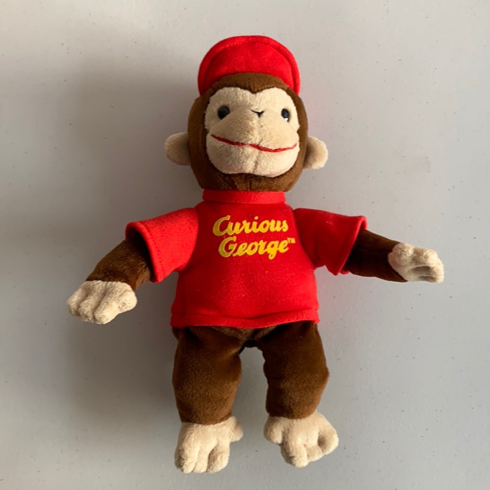Curious George bean bag plush 11”